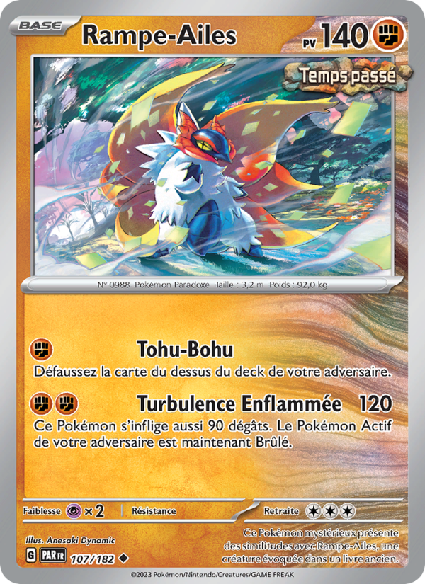 Rampe-Ailes 107 — Faille Paradoxe (French Pokémon TCG card)