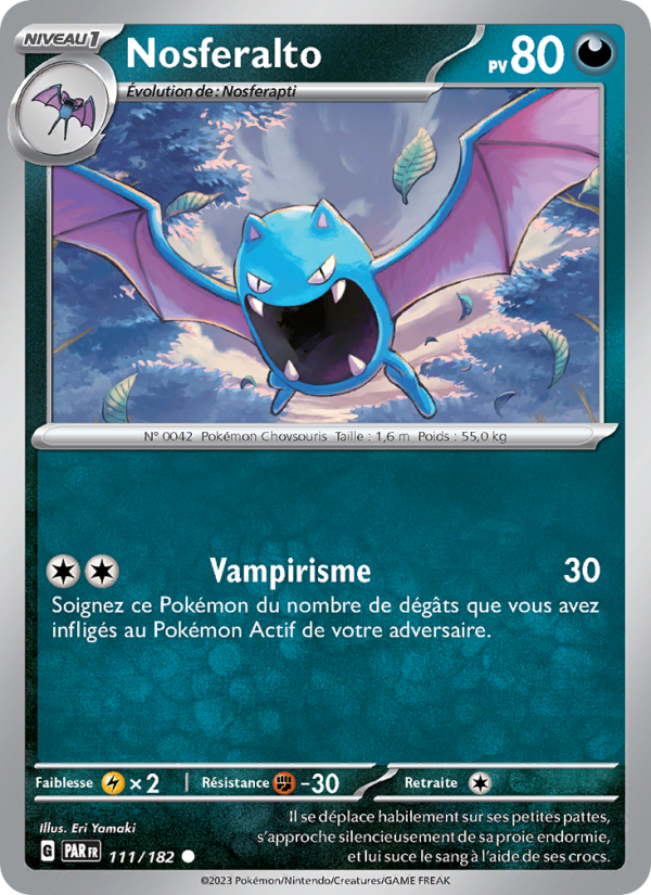 Nosferalto 111 — Faille Paradoxe (French Pokémon TCG card)