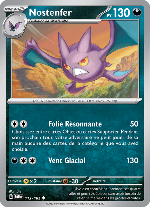 Nostenfer 112 — Faille Paradoxe (French Pokémon TCG card)