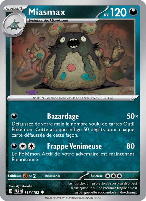 Miasmax 117 — Faille Paradoxe (French Pokémon TCG card)