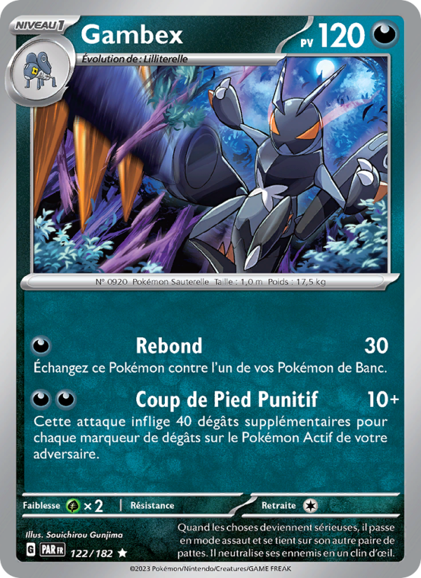 Gambex 122 — Faille Paradoxe (French Pokémon TCG card)