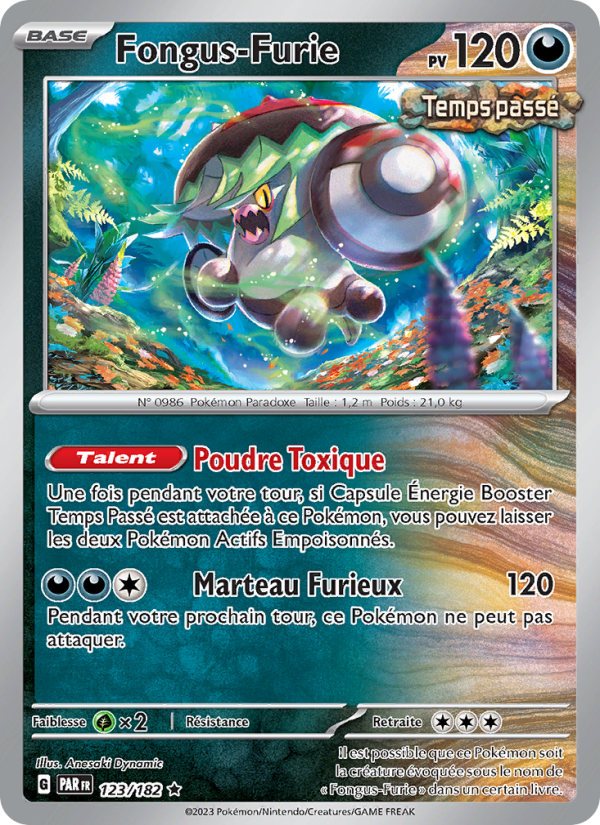 Fongus-Furie 123 — Faille Paradoxe (French Pokémon TCG card)