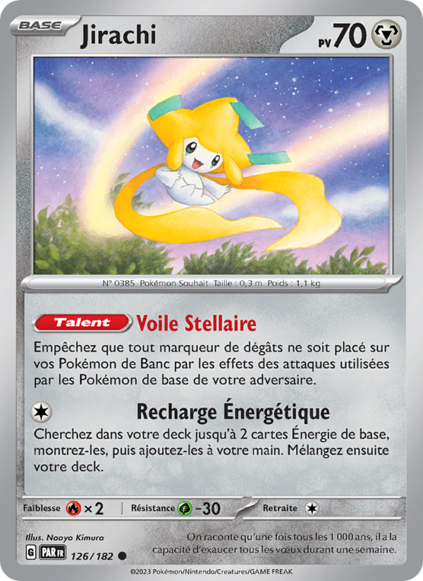 Jirachi 126 — Faille Paradoxe (French Pokémon TCG card)