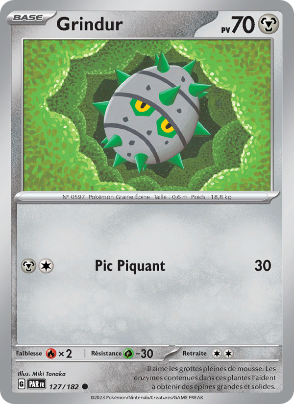 Grindur 127 — Faille Paradoxe (French Pokémon TCG card)