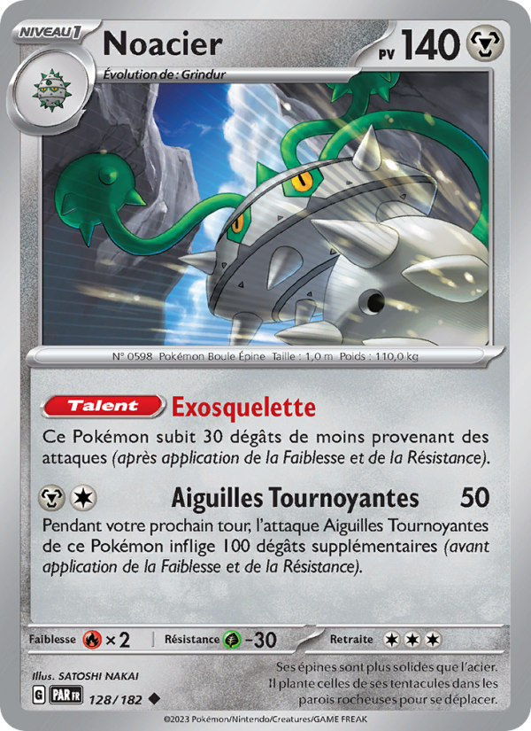 Noacier 128 — Faille Paradoxe (French Pokémon TCG card)