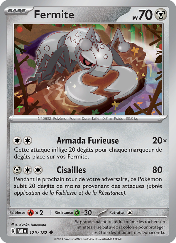 Fermite 129 — Faille Paradoxe (French Pokémon TCG card)
