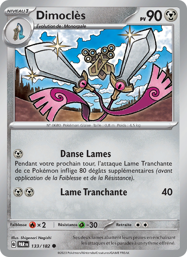 Dimoclès 133 — Faille Paradoxe (French Pokémon TCG card)