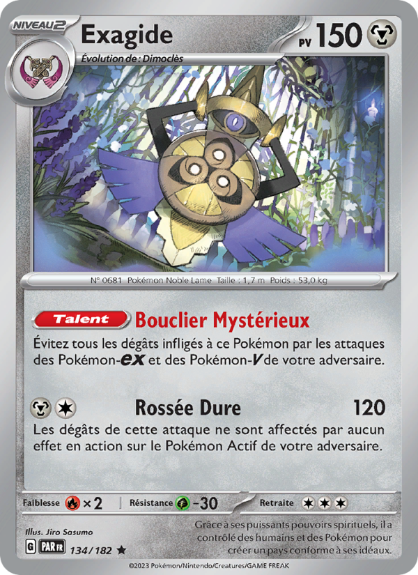 Exagide 134 — Faille Paradoxe (French Pokémon TCG card)