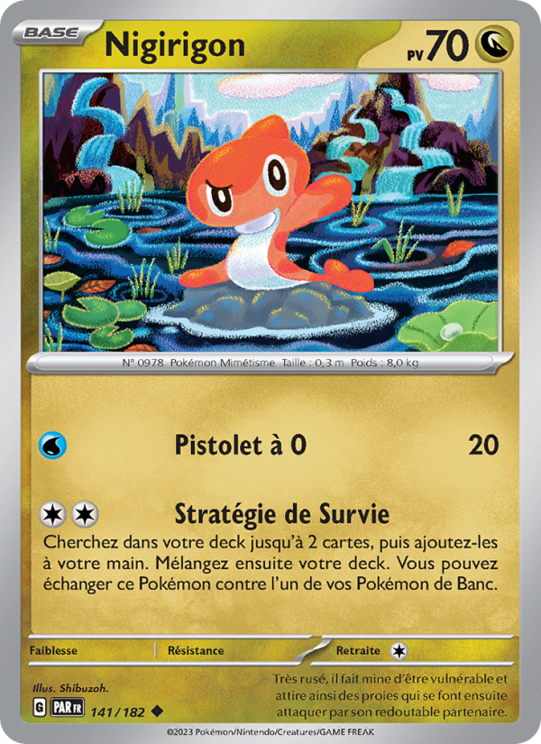 Nigirigon 141 — Faille Paradoxe (French Pokémon TCG card)