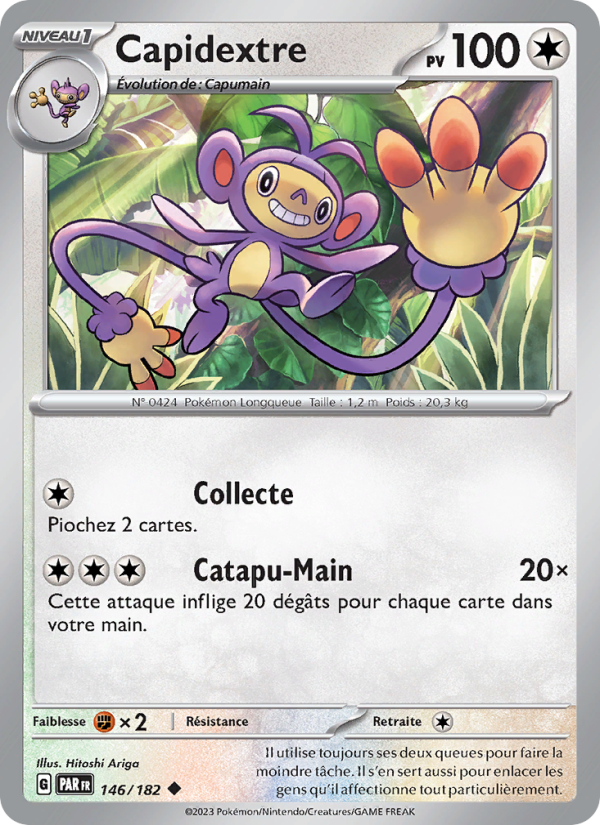 Capidextre 146 — Faille Paradoxe (French Pokémon TCG card)