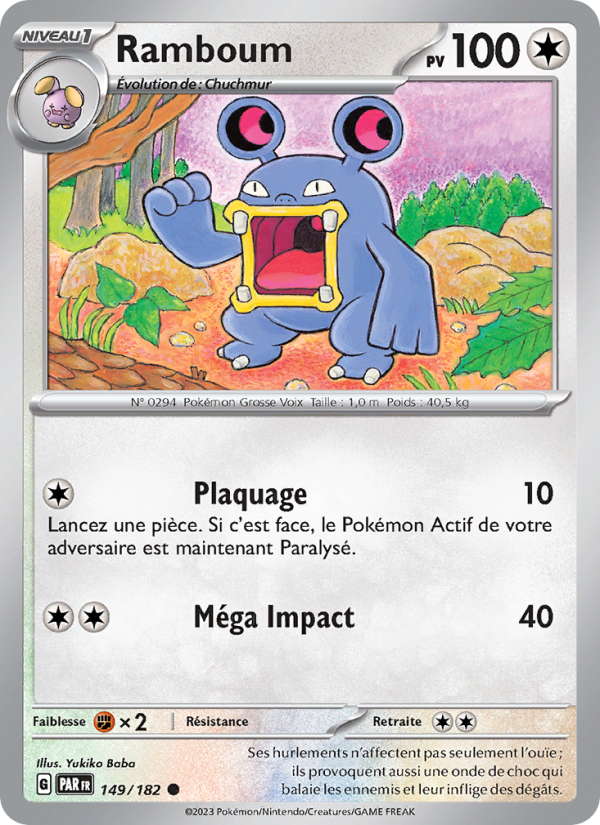 Ramboum 149 — Faille Paradoxe (French Pokémon TCG card)
