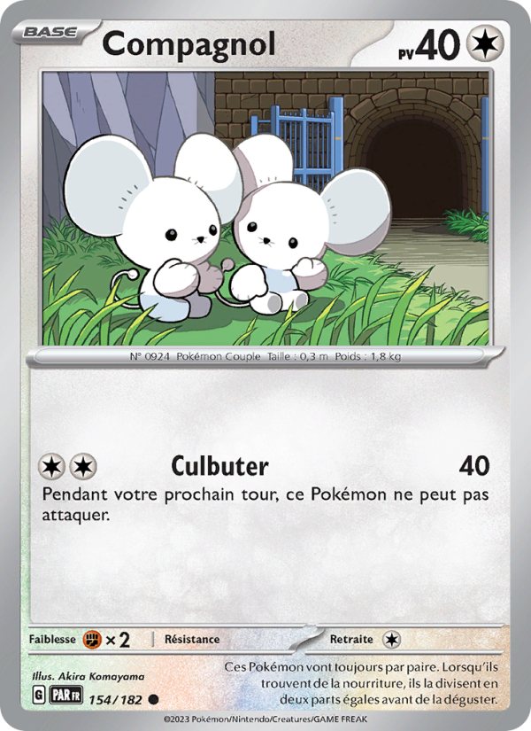 Compagnol 154 — Faille Paradoxe (French Pokémon TCG card)