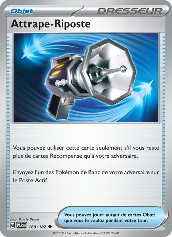Attrape-Riposte 160 — Faille Paradoxe (French Pokémon TCG card)