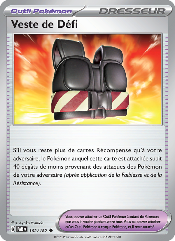 Veste de Défi 162 — Faille Paradoxe (French Pokémon TCG card)