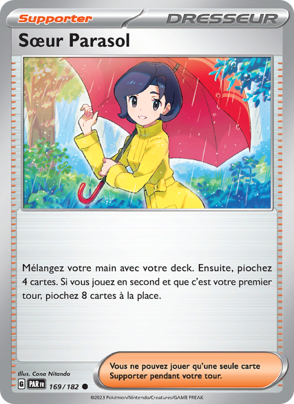 Sœur Parasol 169 — Faille Paradoxe (French Pokémon TCG card)