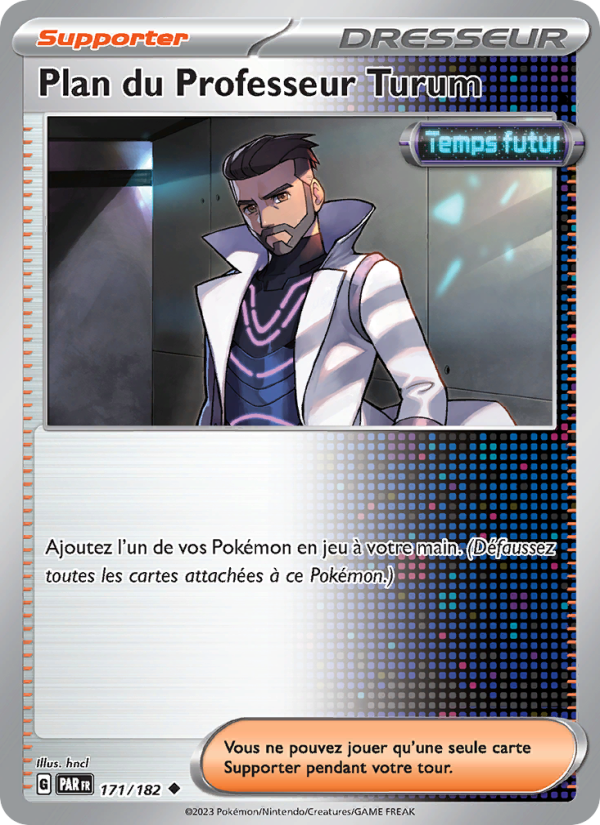 Plan du Professeur Turum 171 — Faille Paradoxe (French Pokémon TCG card)