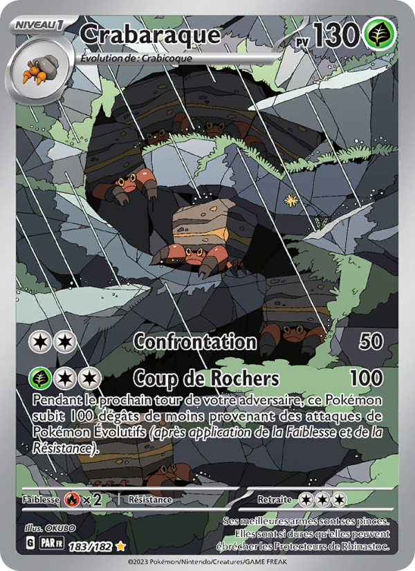 Crabaraque 183 — Faille Paradoxe (French Pokémon TCG card)