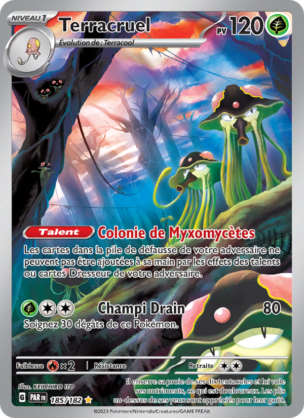 Terracruel 185 — Faille Paradoxe (French Pokémon TCG card)