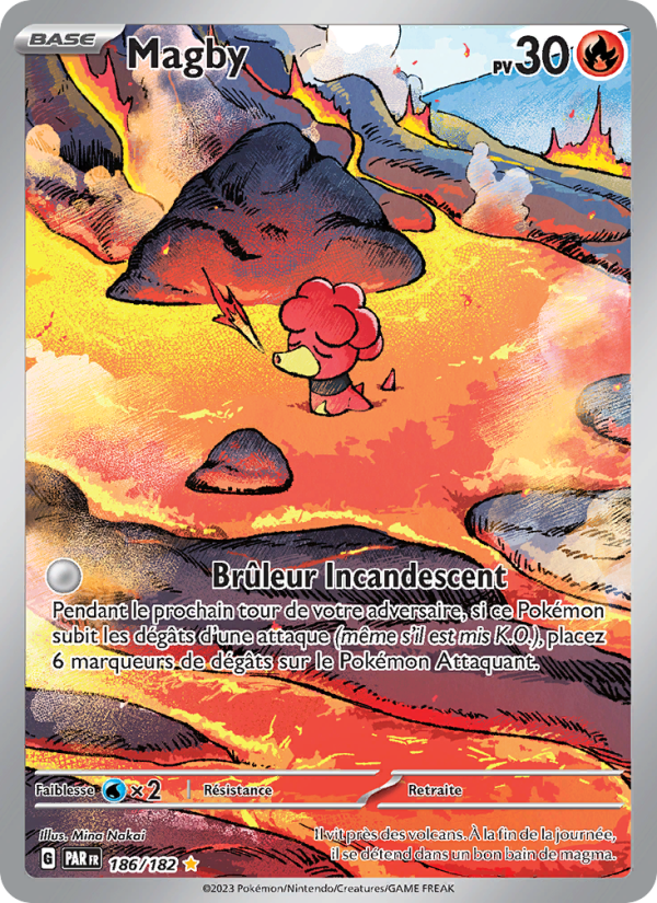 Magby 186 — Faille Paradoxe (French Pokémon TCG card)