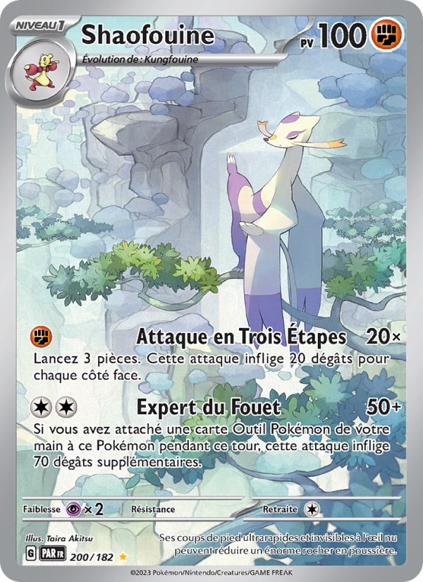 Shaofouine 200 — Faille Paradoxe (French Pokémon TCG card)