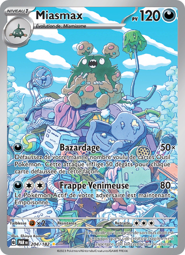Miasmax 204 — Faille Paradoxe (French Pokémon TCG card)