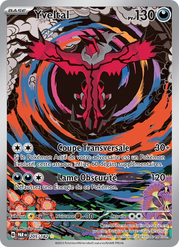 Yveltal 205 — Faille Paradoxe (French Pokémon TCG card)