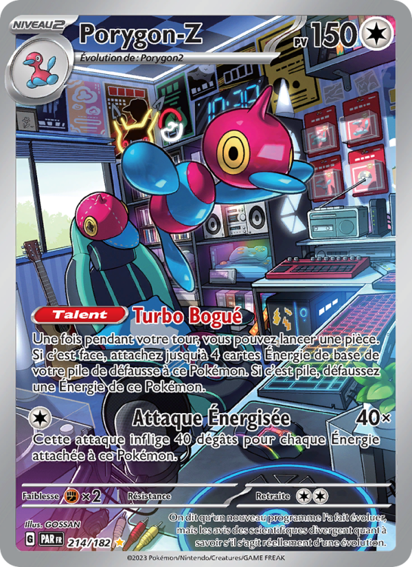 Porygon-Z 214 — Faille Paradoxe (French Pokémon TCG card)