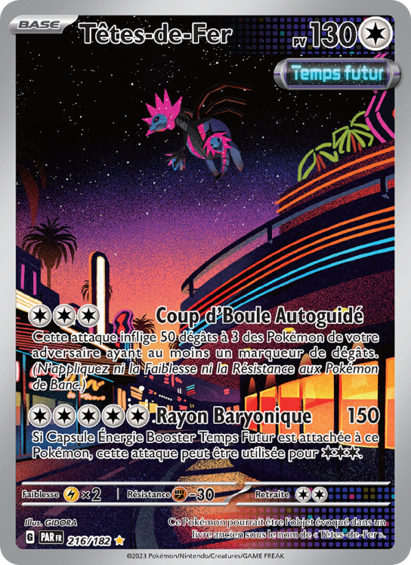 Têtes-de-Fer 216 — Faille Paradoxe (French Pokémon TCG card)