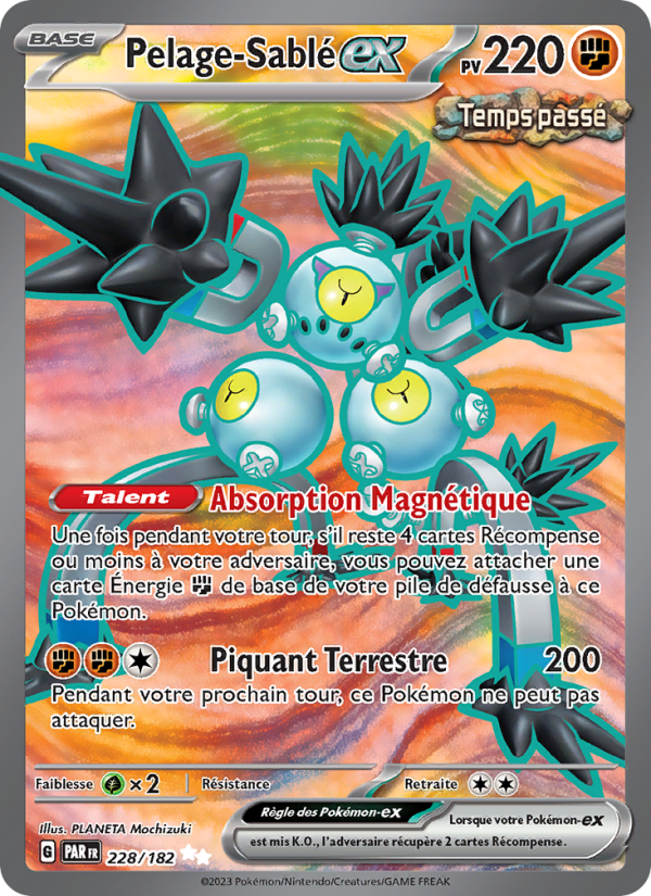 Pelage-Sablé-ex 228 — Faille Paradoxe (French Pokémon TCG card)