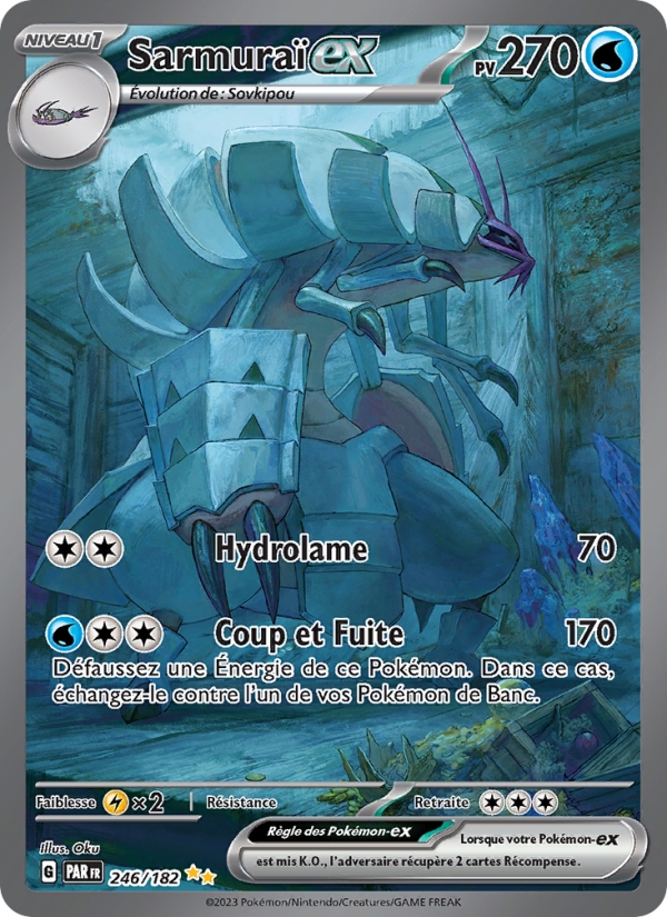 Sarmuraï-ex 246 — Faille Paradoxe (French Pokémon TCG card)