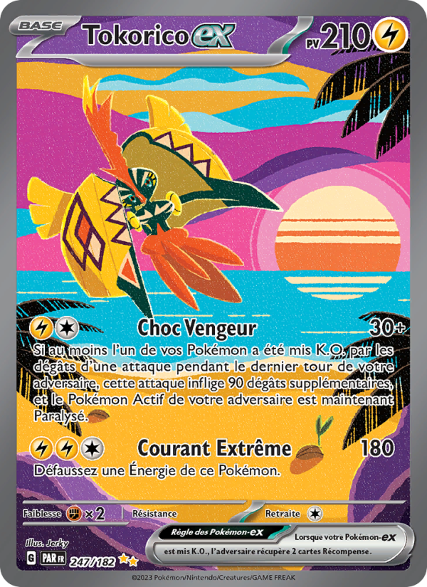 Tokorico-ex 247 — Faille Paradoxe (French Pokémon TCG card)