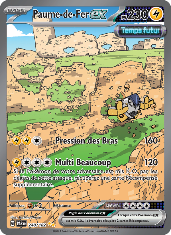 Paume-de-Fer-ex 248 — Faille Paradoxe (French Pokémon TCG card)