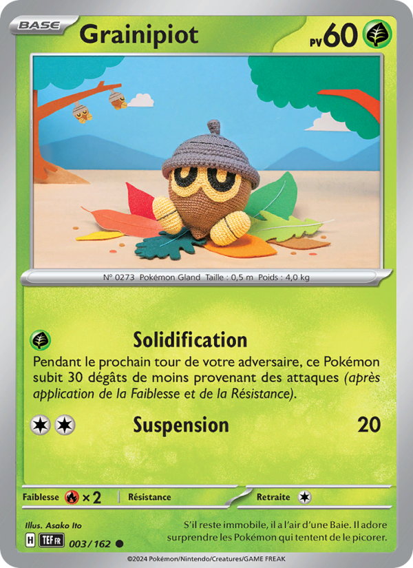 Grainipiot 003 — Forces Temporelles (French Pokémon TCG card)
