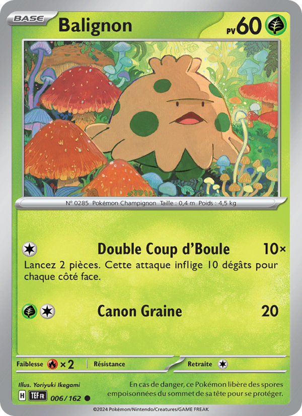 Balignon 006 — Forces Temporelles (French Pokémon TCG card)