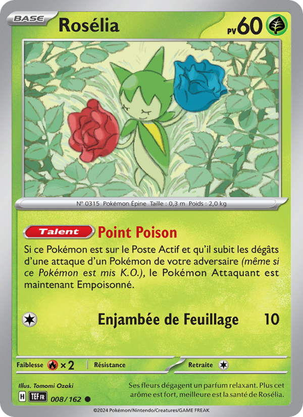 Rosélia 008 — Forces Temporelles (French Pokémon TCG card)