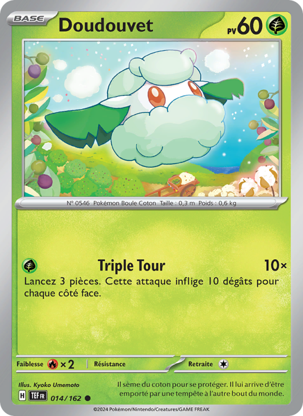 Doudouvet 014 — Forces Temporelles (French Pokémon TCG card)