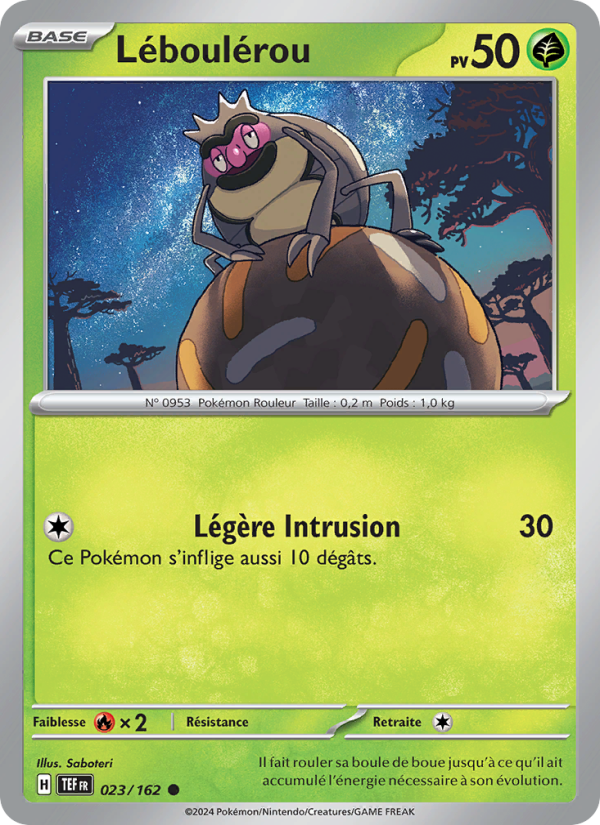Léboulérou 023 — Forces Temporelles (French Pokémon TCG card)