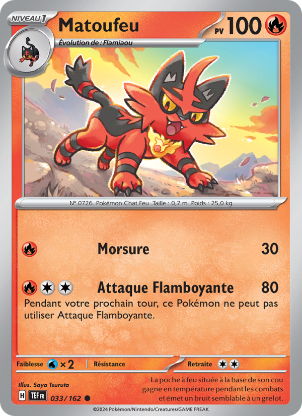 Matoufeu 033 — Forces Temporelles (French Pokémon TCG card)