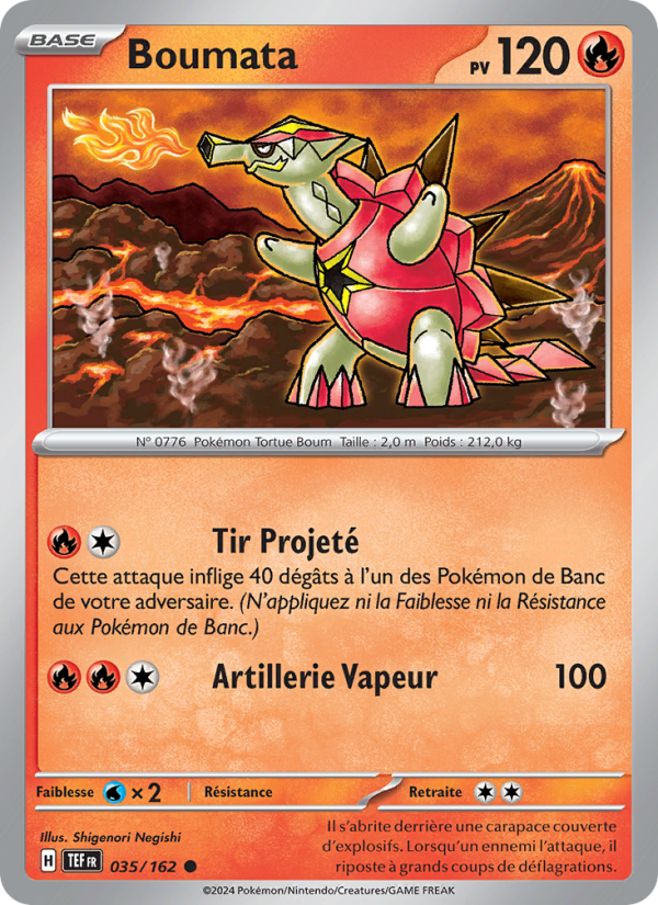 Boumata 035 — Forces Temporelles (French Pokémon TCG card)