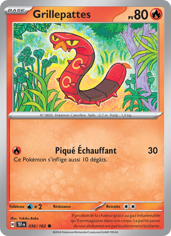 Grillepattes 036 — Forces Temporelles (French Pokémon TCG card)