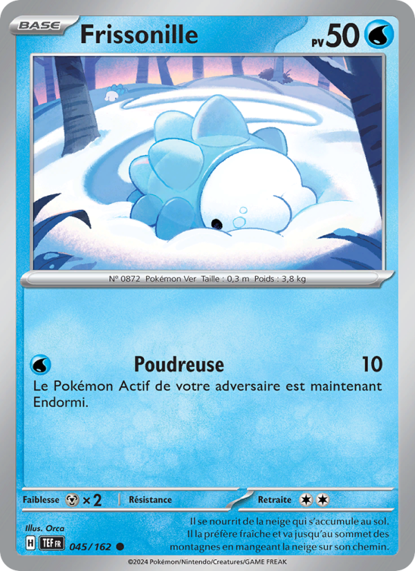 Frissonille 045 — Forces Temporelles (French Pokémon TCG card)