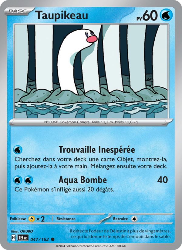 Taupikeau 047 — Forces Temporelles (French Pokémon TCG card)