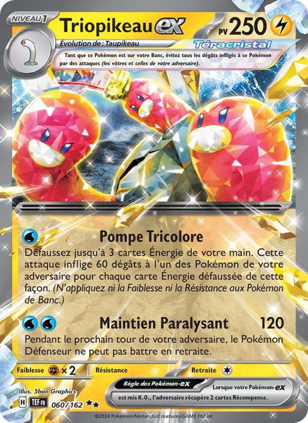 Triopikeau-ex 060 — Forces Temporelles (French Pokémon TCG card)