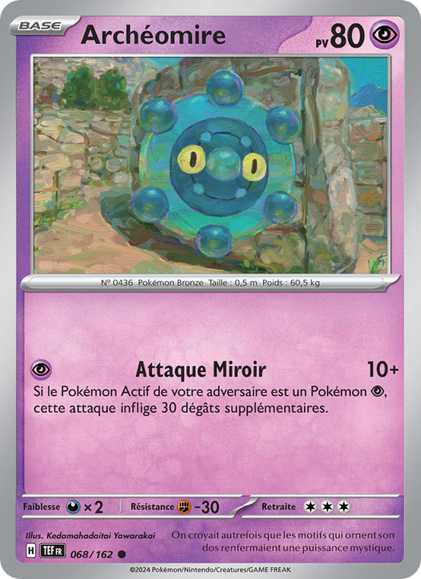 Archéomire 068 — Forces Temporelles (French Pokémon TCG card)