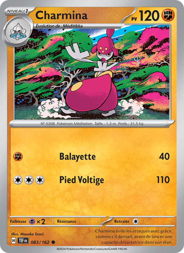 Charmina 083 — Forces Temporelles (French Pokémon TCG card)