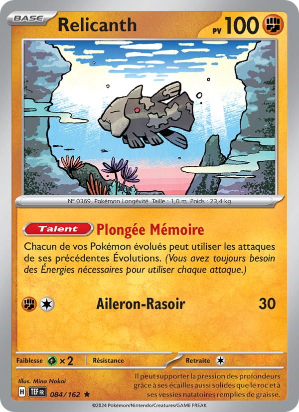 Relicanth 084 — Forces Temporelles (French Pokémon TCG card)