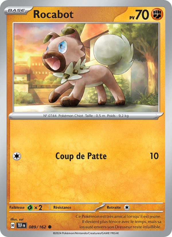 Rocabot 089 — Forces Temporelles (French Pokémon TCG card)