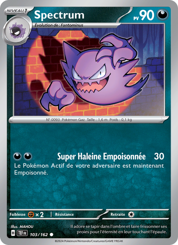 Spectrum 103 — Forces Temporelles (French Pokémon TCG card)