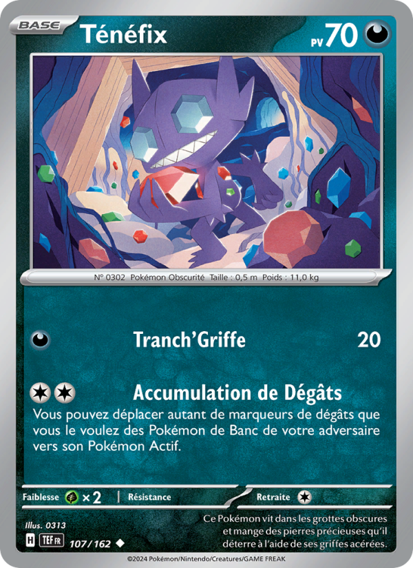 Ténéfix 107 — Forces Temporelles (French Pokémon TCG card)