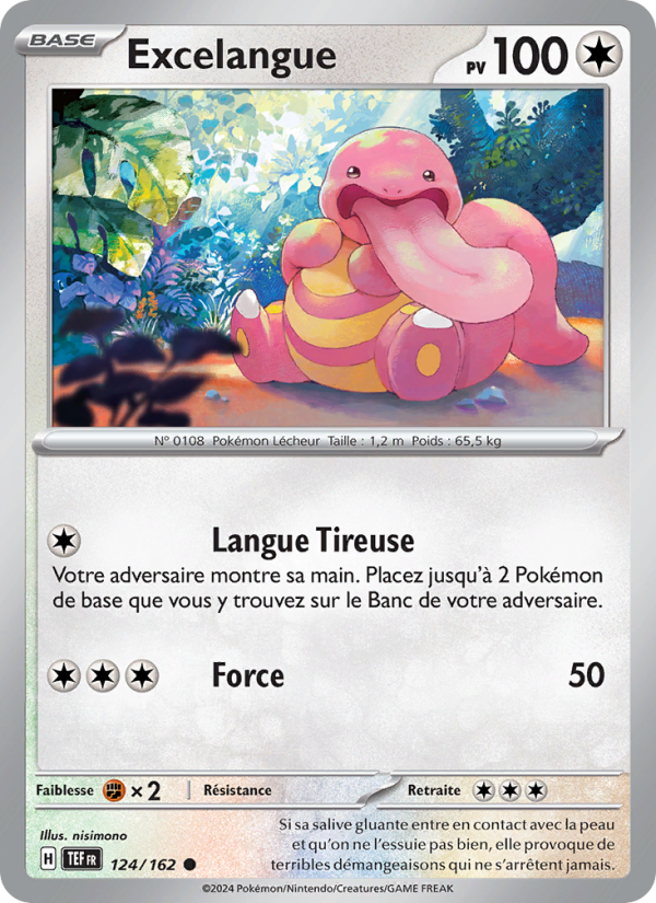 Excelangue 124 — Forces Temporelles (French Pokémon TCG card)
